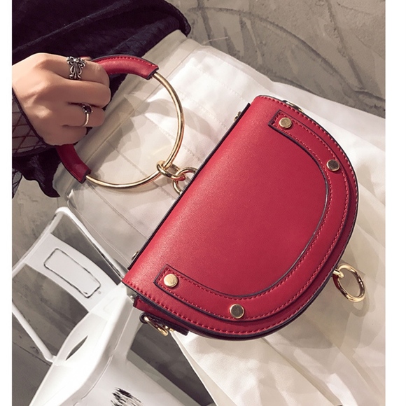 European Retro Rivet Handbag - Picture 3 of 8